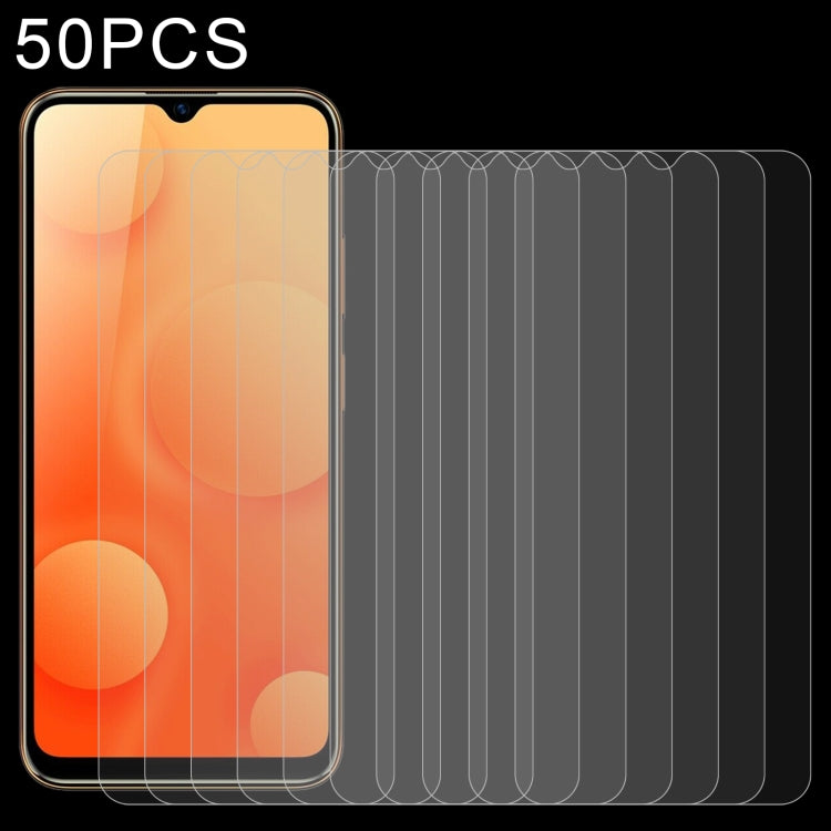 50 PCS 0.26mm 9H 2.5D Tempered Glass Film For Blackview A95 - For Blackview by PMC TechLife | Online Shopping South Africa | PMC TechLife