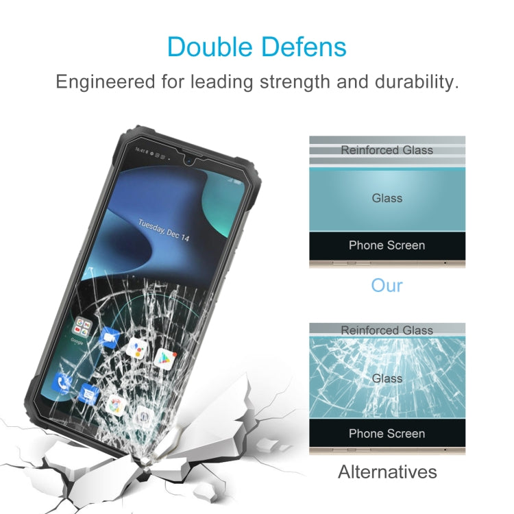 50 PCS 0.26mm 9H 2.5D Tempered Glass Film For Blackview BV8800 - For Blackview by PMC TechLife | Online Shopping South Africa | PMC TechLife