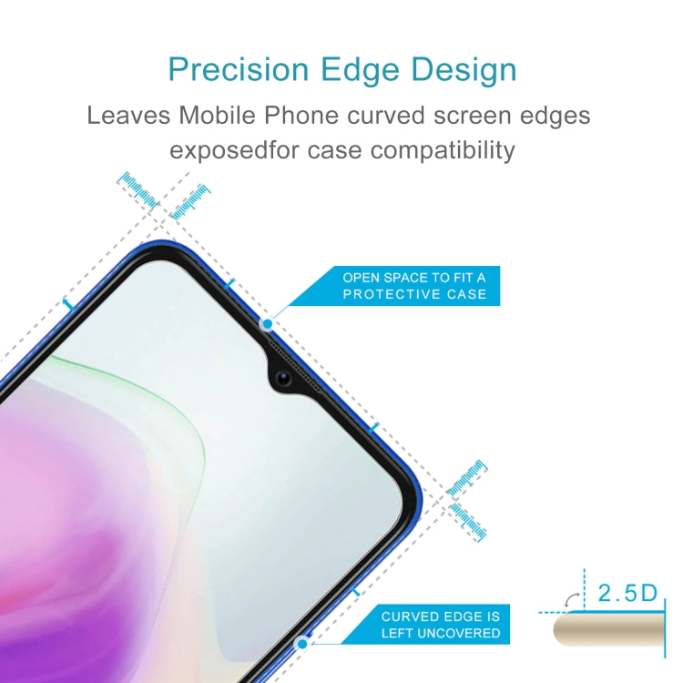 50 PCS 0.26mm 9H 2.5D Tempered Glass Film For Blackview A70 Pro - For Blackview by PMC TechLife | Online Shopping South Africa | PMC TechLife