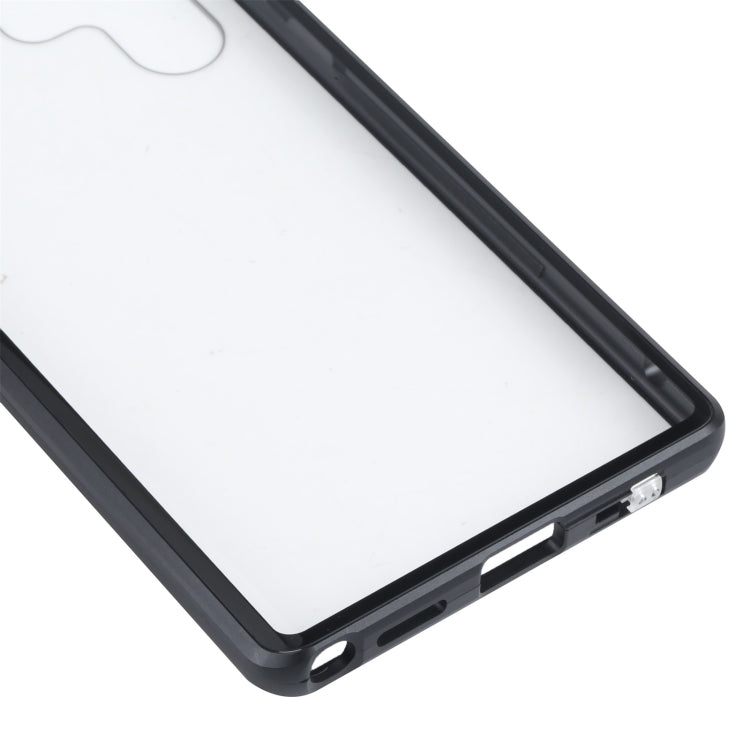 For Samsung Galaxy S22 Ultra 5G HD Magnetic Metal Tempered Glass Phone Case(Black) - free shipping - PMC TechLife - Order now!