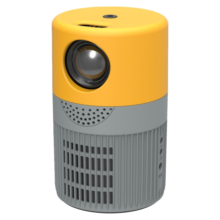 T400 100 inch Screen 3000 Lumens LED Mini Projector, Plug Type:US Plug(Grey Yellow) - Mini Projector by PMC TechLife | Online Shopping South Africa | PMC TechLife | Buy Now Pay Later Mobicred