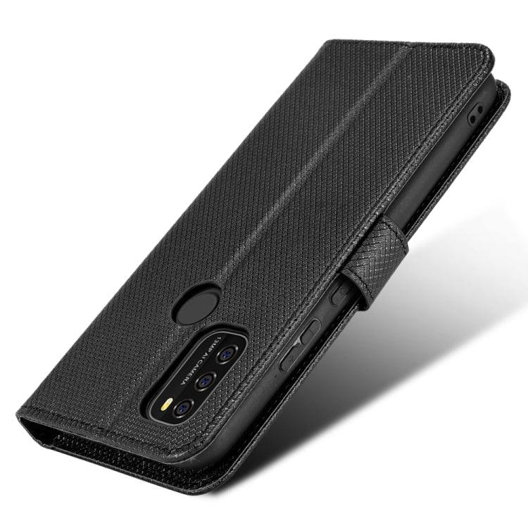 For Blackview A70 2021 Diamond Texture Leather Phone Case(Black) - More Brand by PMC TechLife | Online Shopping South Africa | PMC TechLife | Buy Now Pay Later Mobicred