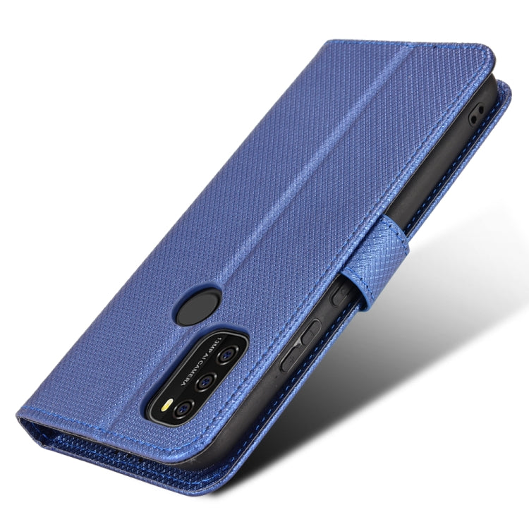 For Blackview A70 2021 Diamond Texture Leather Phone Case(Blue) - More Brand by PMC TechLife | Online Shopping South Africa | PMC TechLife | Buy Now Pay Later Mobicred
