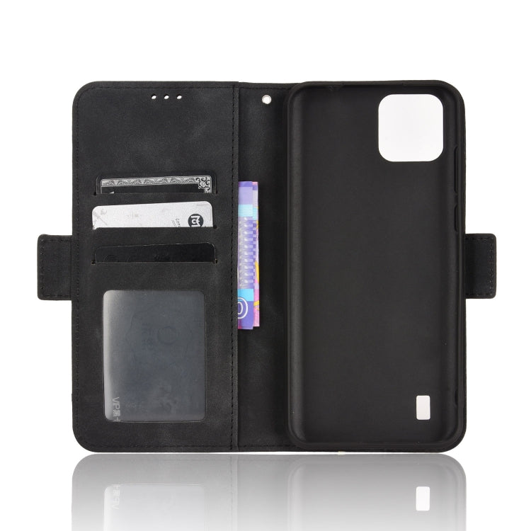 For Blackview A55 Skin Feel Calf Pattern Leather Phone Case(Black) - More Brand by PMC TechLife | Online Shopping South Africa | PMC TechLife | Buy Now Pay Later Mobicred