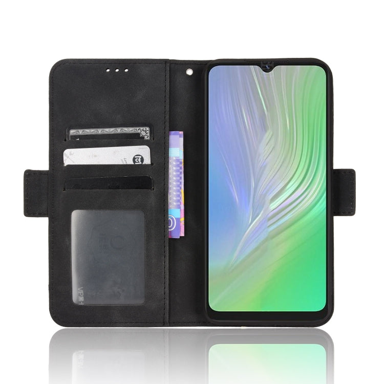 For Blackview A55 Skin Feel Calf Pattern Leather Phone Case(Black) - More Brand by PMC TechLife | Online Shopping South Africa | PMC TechLife | Buy Now Pay Later Mobicred