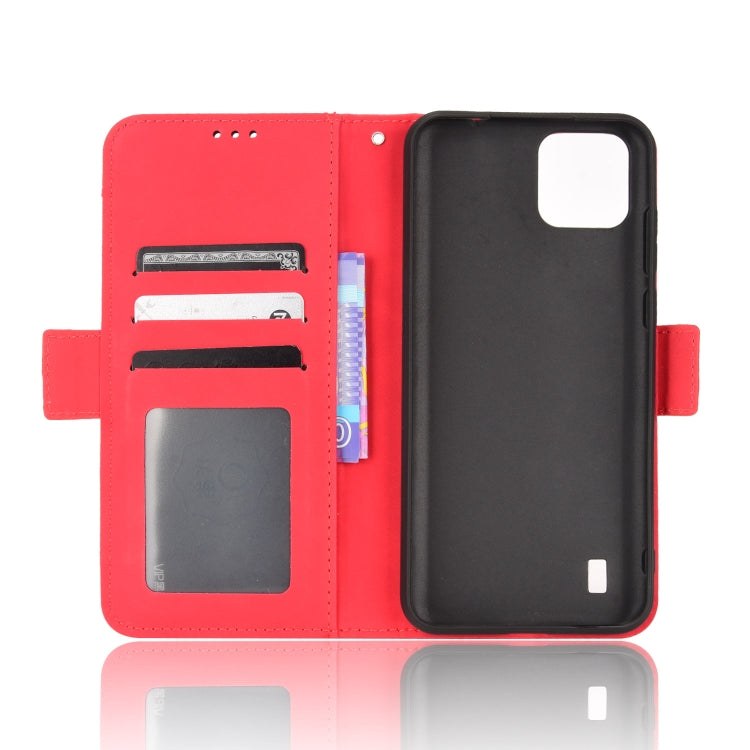 For Blackview A55 Skin Feel Calf Pattern Leather Phone Case(Red) - More Brand by PMC TechLife | Online Shopping South Africa | PMC TechLife | Buy Now Pay Later Mobicred