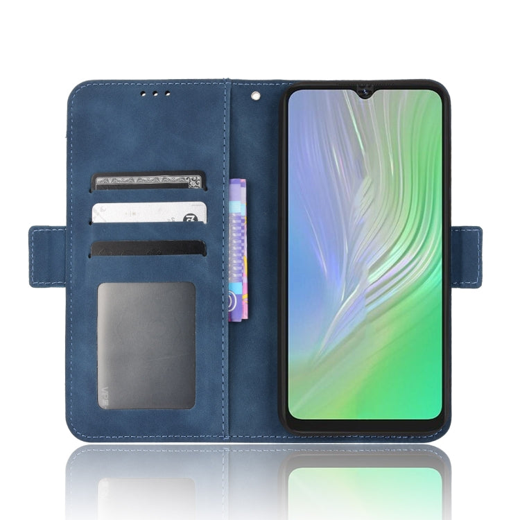 For Blackview A55 Skin Feel Calf Pattern Leather Phone Case(Blue) - More Brand by PMC TechLife | Online Shopping South Africa | PMC TechLife | Buy Now Pay Later Mobicred