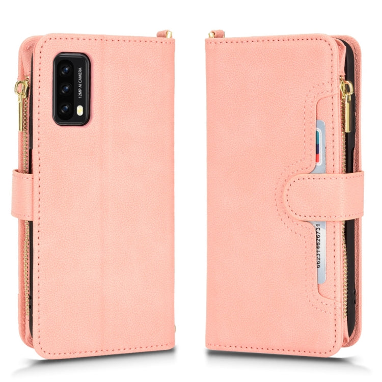 For Blackview A90 Litchi Texture Zipper Leather Phone Case(Pink) - More Brand by PMC TechLife | Online Shopping South Africa | PMC TechLife | Buy Now Pay Later Mobicred
