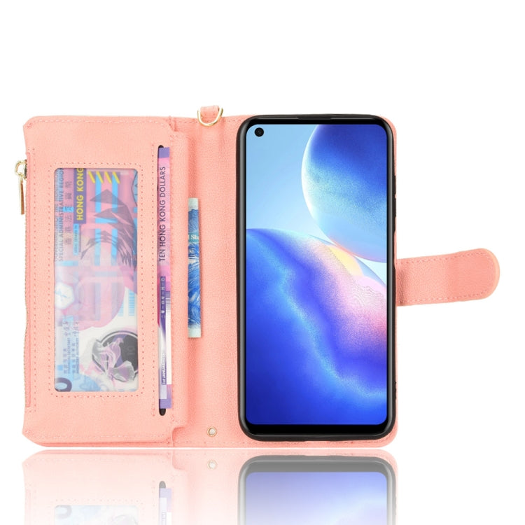 For Blackview A90 Litchi Texture Zipper Leather Phone Case(Pink) - More Brand by PMC TechLife | Online Shopping South Africa | PMC TechLife | Buy Now Pay Later Mobicred