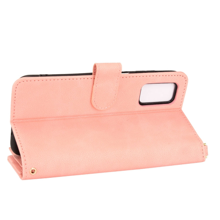 For Blackview A90 Litchi Texture Zipper Leather Phone Case(Pink) - More Brand by PMC TechLife | Online Shopping South Africa | PMC TechLife | Buy Now Pay Later Mobicred