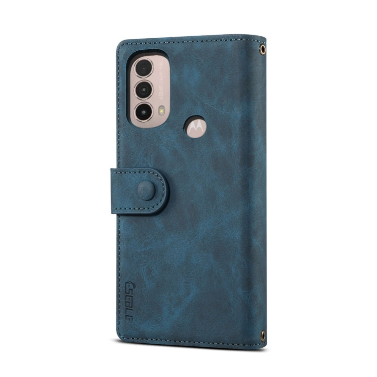 For Motorola Moto E40 / E30 / E20 Retro Frosted Horizontal Flip Leather Phone Case(Deep Green) - Motorola Cases by PMC TechLife | Online Shopping South Africa | PMC TechLife | Buy Now Pay Later Mobicred
