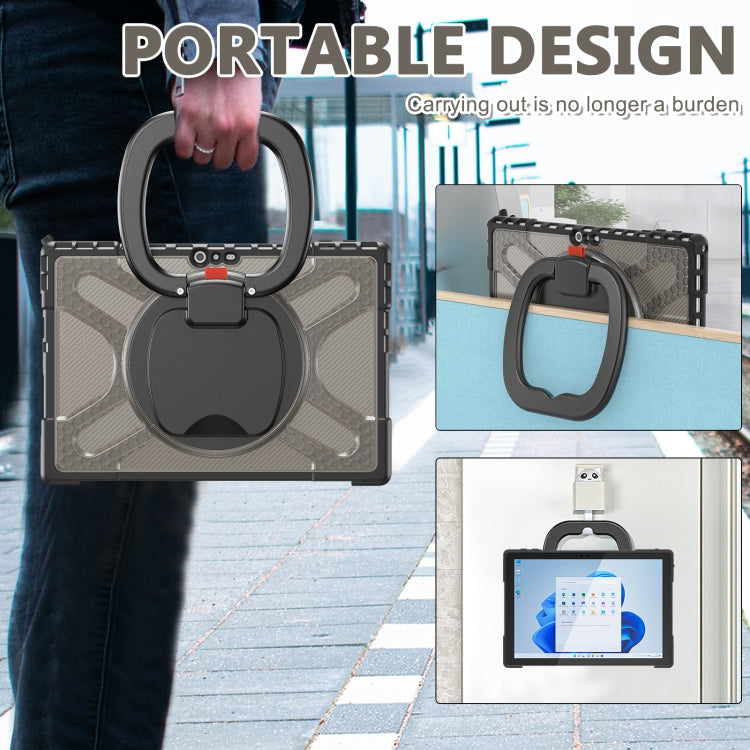 For MicroSoft Surface Pro 4 / 5 / 6 / 7 TPU + PC Tablet Case(Tea Color) - Others by PMC TechLife | Online Shopping South Africa | PMC TechLife | Buy Now Pay Later Mobicred