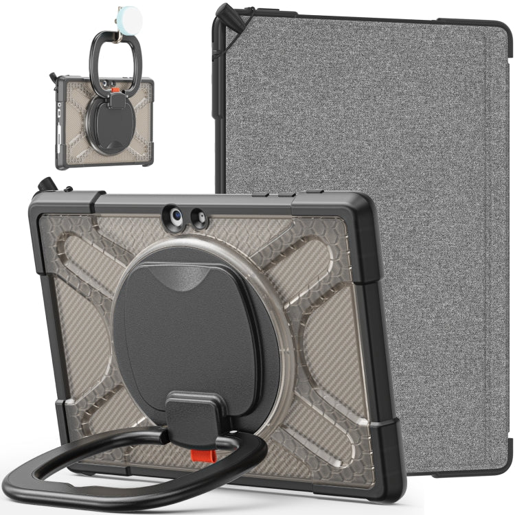 For MicroSoft Surface Go 1 / 2 / 3 TPU + PC Tablet Case(Tea Color) - Others by PMC TechLife | Online Shopping South Africa | PMC TechLife | Buy Now Pay Later Mobicred