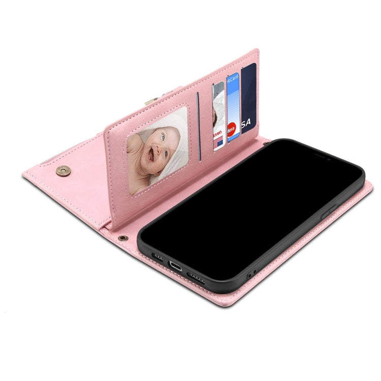 For Google Pixel 7 Pro 5G Retro Frosted Horizontal Flip Leather Phone Case(Rose Gold) - Google Cases by PMC TechLife | Online Shopping South Africa | PMC TechLife | Buy Now Pay Later Mobicred