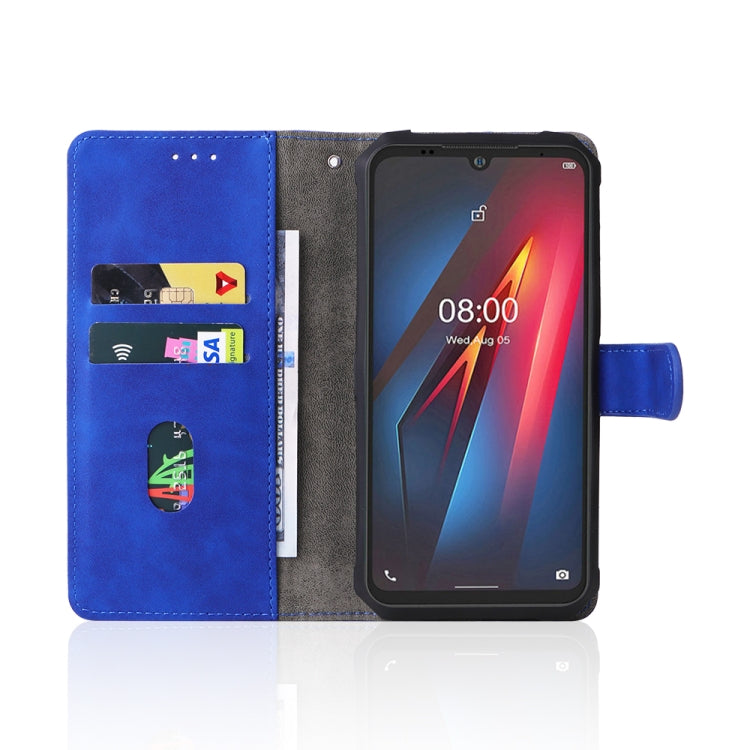 For Ulefone Armor 8 Skin Feel Magnetic Buckle Calf Texture Leather Phone Case(Blue) - Ulefone Cases by PMC Jewellery | Online Shopping South Africa | PMC Jewellery | Buy Now Pay Later Mobicred