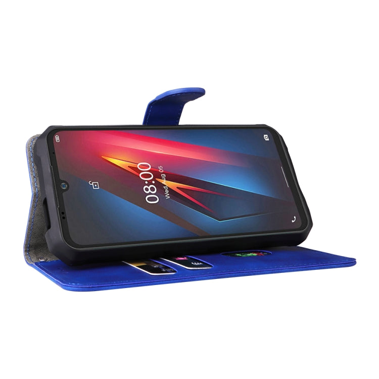 For Ulefone Armor 8 Skin Feel Magnetic Buckle Calf Texture Leather Phone Case(Blue) - Ulefone Cases by PMC Jewellery | Online Shopping South Africa | PMC Jewellery | Buy Now Pay Later Mobicred