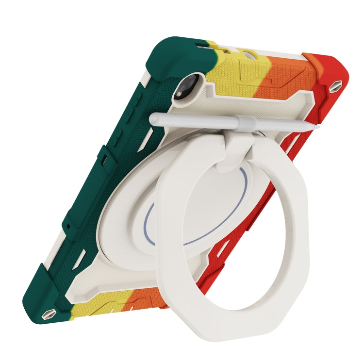 For Lenovo Tab K10 / M10 Plus Armor Contrast Color Silicone + PC Tablet Case(Colorful Red) - Lenovo by PMC TechLife | Online Shopping South Africa | PMC TechLife | Buy Now Pay Later Mobicred