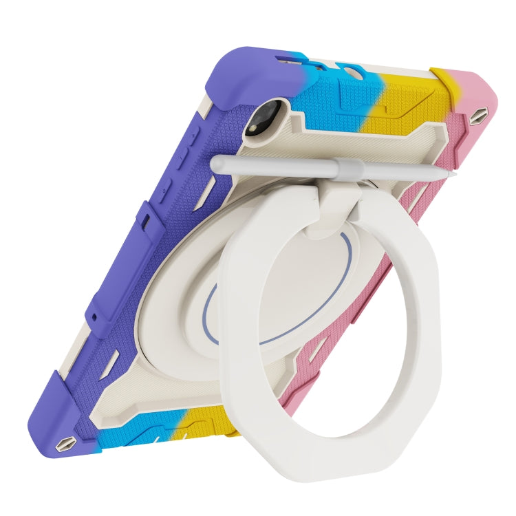 For Lenovo Tab K10 / M10 Plus Armor Contrast Color Silicone + PC Tablet Case(Colorful Pink) - Lenovo by PMC TechLife | Online Shopping South Africa | PMC TechLife | Buy Now Pay Later Mobicred