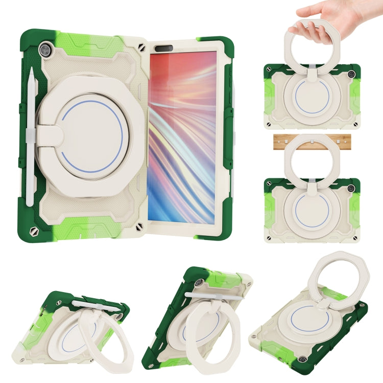 For Lenovo Tab M10 HD Gen 2 X306 Armor Contrast Color Silicone + PC Tablet Case(Colorful Green) - Lenovo by PMC TechLife | Online Shopping South Africa | PMC TechLife | Buy Now Pay Later Mobicred