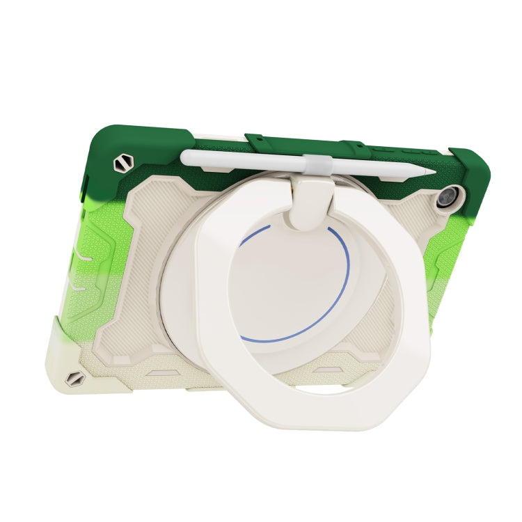 For Lenovo Tab M10 HD Gen 2 X306 Armor Contrast Color Silicone + PC Tablet Case(Colorful Green) - Lenovo by PMC TechLife | Online Shopping South Africa | PMC TechLife | Buy Now Pay Later Mobicred