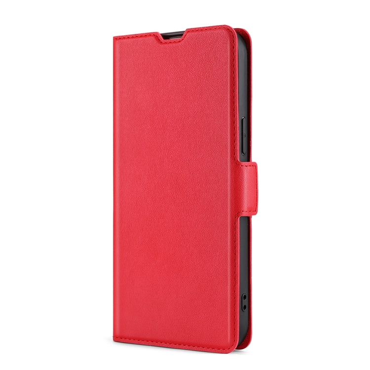 For Doogee Y8 Ultra-thin Voltage Side Buckle PU + TPU Leather Phone Case(Red) - More Brand by PMC TechLife | Online Shopping South Africa | PMC TechLife | Buy Now Pay Later Mobicred