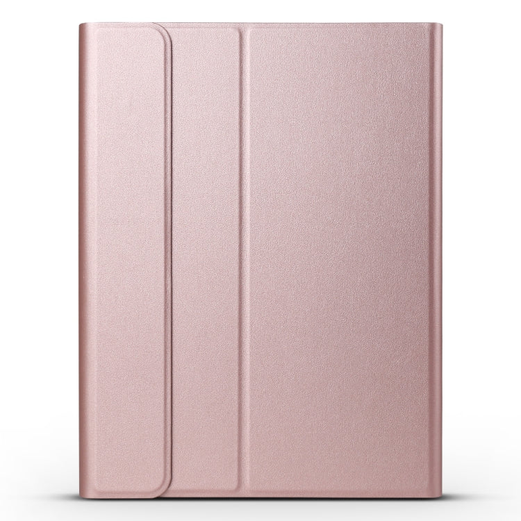 A11 Lambskin Texture Ultra-thin Bluetooth Keyboard Leather Case For iPad Air 2022 / Air 2020 10.9 & Pro 11 inch 2021 / 2020 / 2018(Rose Gold) - Universal by PMC TechLife | Online Shopping South Africa | PMC TechLife
