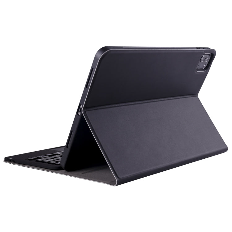 A11B-A Lambskin Texture Ultra-thin Bluetooth Keyboard Leather Case with Pen Holder & Touchpad For iPad Air 5 2022 / Air 4 2020 10.9 & Pro 11 inch 2021 / 2020 / 2018(Black) - Universal by PMC TechLife | Online Shopping South Africa | PMC TechLife | Buy Now Pay Later Mobicred