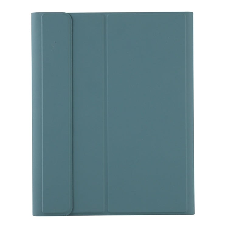 T098B Candy Color Skin Feel Texture Bluetooth Keyboard Leather Case with Pen Holder For iPad Air 4 10.9 2020 / Air 5 10.9 2022 (Dark Green) - For iPad Air by PMC TechLife | Online Shopping South Africa | PMC TechLife
