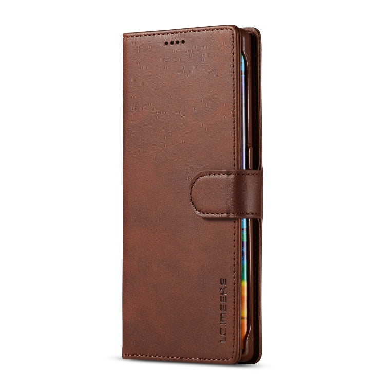 For Honor 50 Lite LC.IMEEKE Calf Texture Flip Leather Phone Case(Brown) - free shipping - PMC TechLife - Order now!