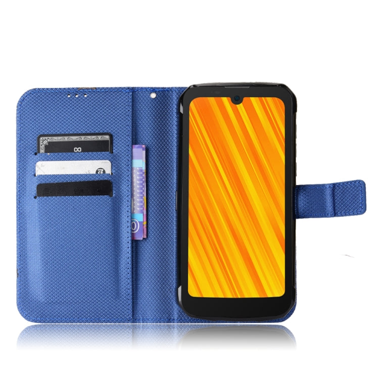 For Doogee S59 / S59 Pro Diamond Texture Leather Phone Case(Blue) - Doogee Cases by PMC TechLife | Online Shopping South Africa | PMC TechLife | Buy Now Pay Later Mobicred
