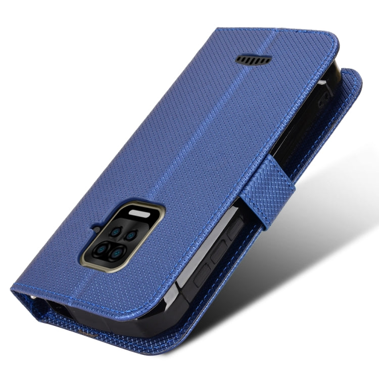 For Doogee S59 / S59 Pro Diamond Texture Leather Phone Case(Blue) - Doogee Cases by PMC TechLife | Online Shopping South Africa | PMC TechLife | Buy Now Pay Later Mobicred