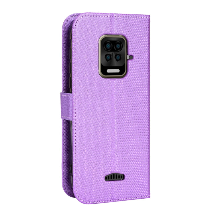 For Doogee S59 / S59 Pro Diamond Texture Leather Phone Case(Purple) - Doogee Cases by PMC TechLife | Online Shopping South Africa | PMC TechLife | Buy Now Pay Later Mobicred