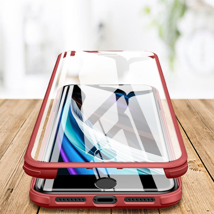 For iPhone SE 2022 / SE 2020 / 8 / 7 Double-sided Glass TPU Phone Case(Mint Green) - iPhone SE 2022 / 2020 / 8 / 7 Cases by PMC TechLife | Online Shopping South Africa | PMC TechLife | Buy Now Pay Later Mobicred