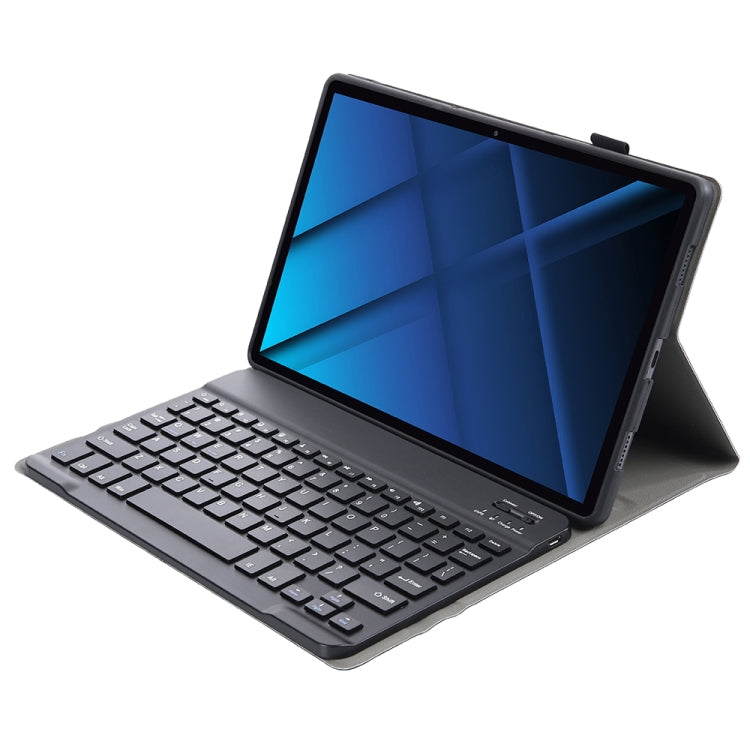 AK16 Lambskin Texture Bluetooth Keyboard Leather Case For Lenovo Tab 6 5G 10.3 inch(Black) - Lenovo Keyboard by PMC TechLife | Online Shopping South Africa | PMC TechLife