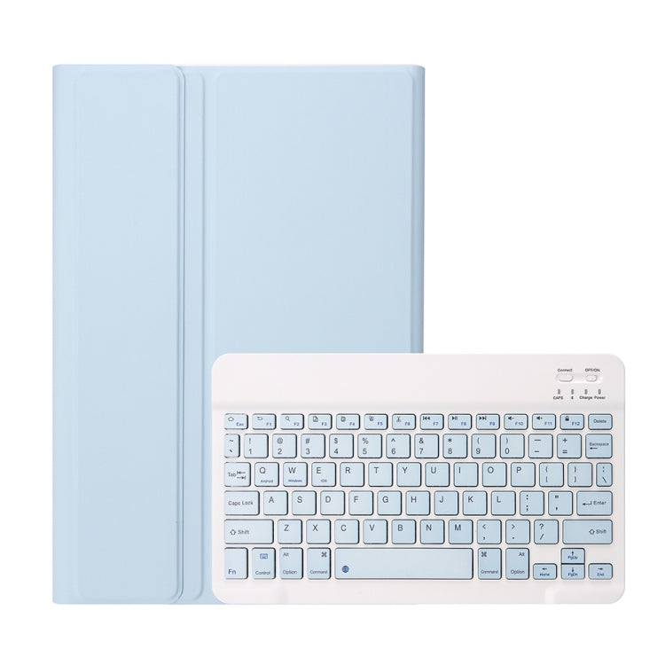 A08B Candy Color Bluetooth Keyboard Leather Case with Pen Slot For Samsung Galaxy Tab A8 10.5 2021 SM-X200 / SM-X205(White Ice) - Samsung Keyboard by PMC TechLife | Online Shopping South Africa | PMC TechLife