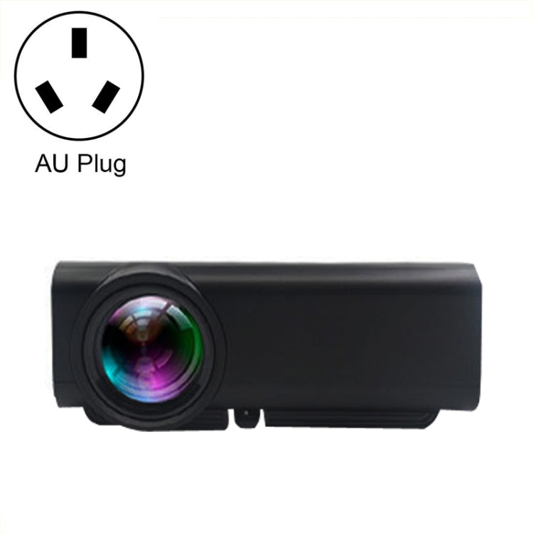 YG530 LED Small 1080P Wireless Screen Mirroring Projector, Power Plug:AU Plug(Black) - free shipping - PMC Jewellery - Order now!