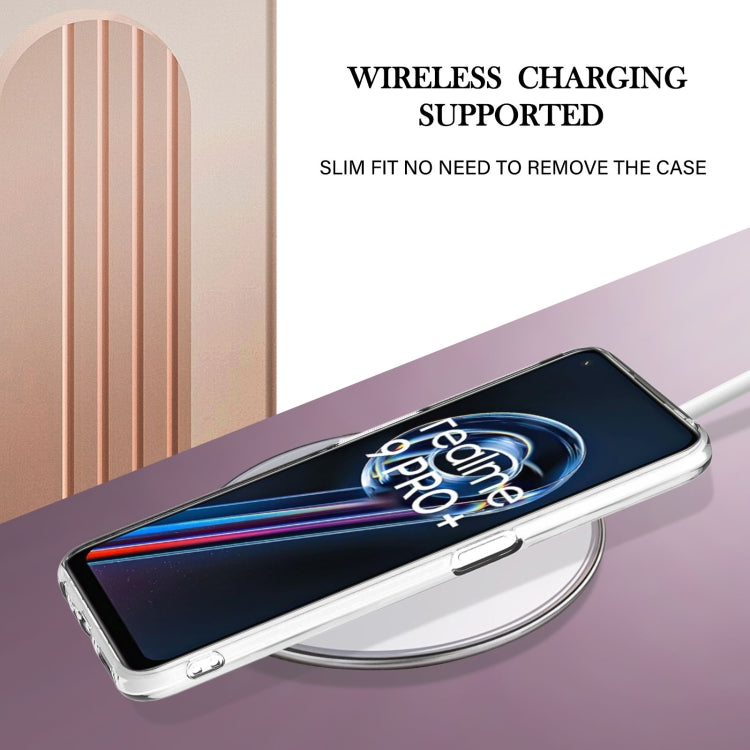 For OPPO Realme 9 Pro+ 5G Electroplating IMD Splicing Marble TPU Phone Case(Dark Purple) - Realme Cases by PMC TechLife | Online Shopping South Africa | PMC TechLife | Buy Now Pay Later Mobicred