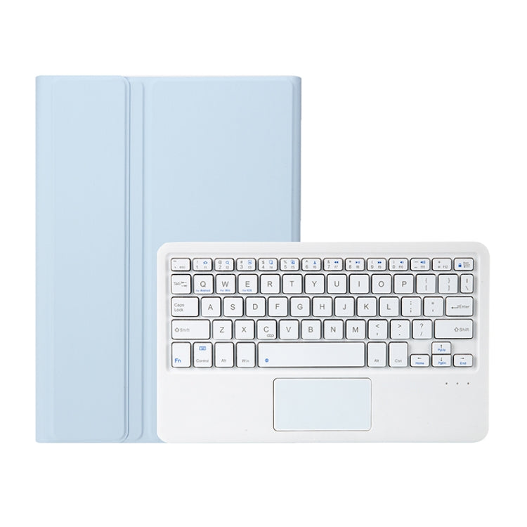 A08-A Candy Color Bluetooth Keyboard Leather Case with Touchpad For Samsung Galaxy Tab A8 2021 SM-X205 / SM-X200(White Ice) - Samsung Keyboard by PMC TechLife | Online Shopping South Africa | PMC TechLife