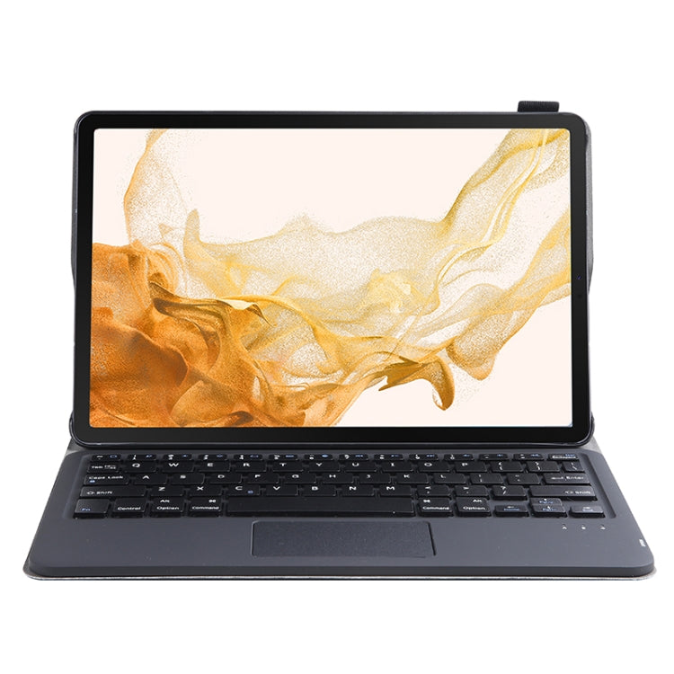 A700-A Ultra-thin Bluetooth Keyboard Leather Case with Touchpad For Samsung Galaxy Tab S8 11 inch SM-X700 / SM-X706(Blue) - Samsung Keyboard by PMC TechLife | Online Shopping South Africa | PMC TechLife