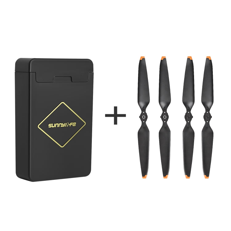 Sunnylife M3-SN376 2 Pairs Propeller Blade + Storage Box for DJI Mavic 3(Orange) - DIY Propeller by Sunnylife | Online Shopping South Africa | PMC TechLife | Buy Now Pay Later Mobicred