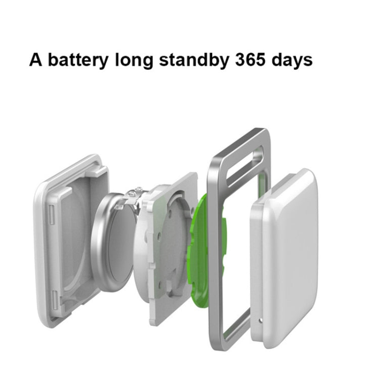 Findmy Tag Square Smart Bluetooth Anti- lost Alarm Locator Tracker(White) - Anti-lost Alarm by PMc TechLife | Online Shopping South Africa | PMc TechLife | Buy Now Pay Later Mobicred