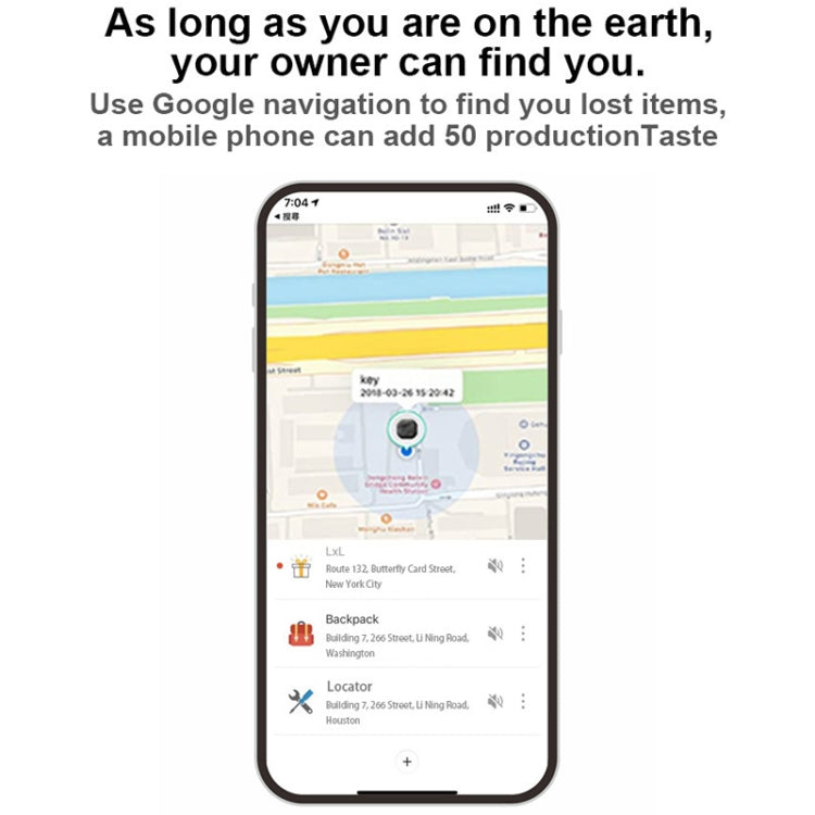 Findmy Tag Special Shape Smart Bluetooth Anti- lost Alarm Locator Tracker(Black) - Anti-lost Alarm by PMc TechLife | Online Shopping South Africa | PMc TechLife | Buy Now Pay Later Mobicred