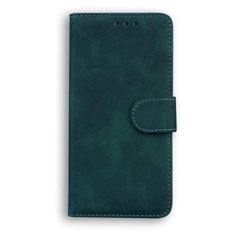 For Blackview A60 Skin Feel Pure Color Flip Leather Phone Case(Green) - More Brand by PMC TechLife | Online Shopping South Africa | PMC TechLife | Buy Now Pay Later Mobicred