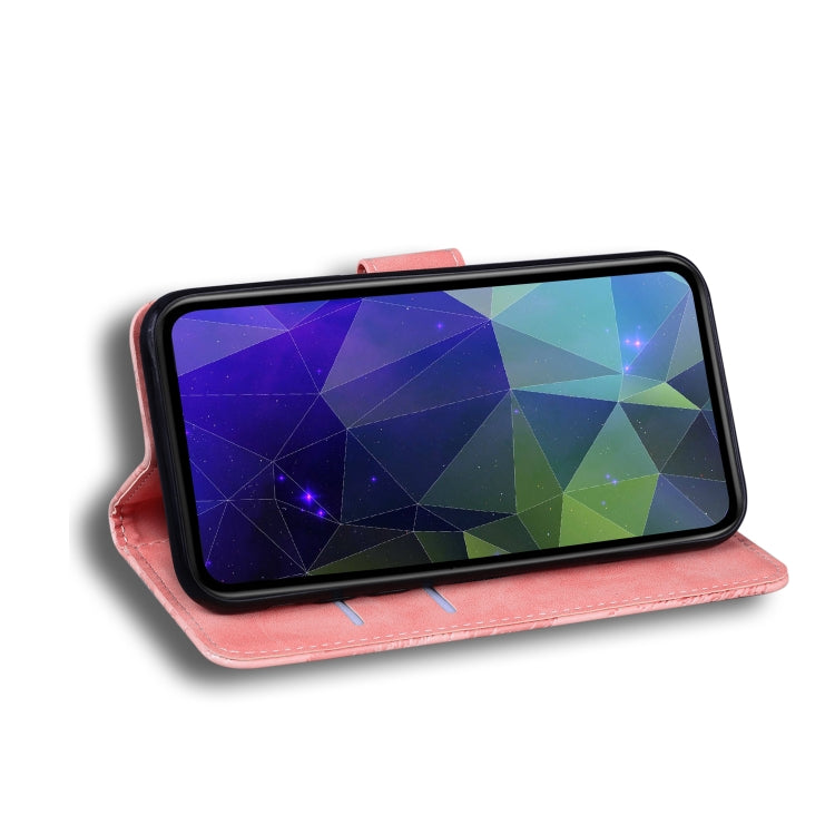 For Blackview A60 Skin Feel Pure Color Flip Leather Phone Case(Pink) - More Brand by PMC TechLife | Online Shopping South Africa | PMC TechLife | Buy Now Pay Later Mobicred