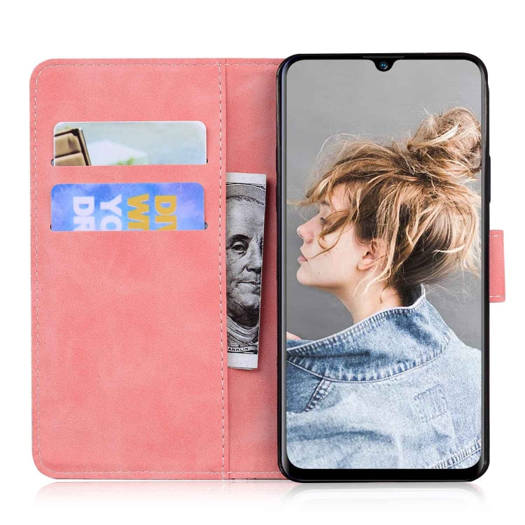 For Blackview A80 Skin Feel Pure Color Flip Leather Phone Case(Pink) - More Brand by PMC TechLife | Online Shopping South Africa | PMC TechLife | Buy Now Pay Later Mobicred