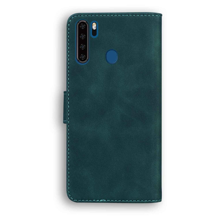 For Blackview A80 Pro Skin Feel Pure Color Flip Leather Phone Case(Green) - More Brand by PMC TechLife | Online Shopping South Africa | PMC TechLife | Buy Now Pay Later Mobicred