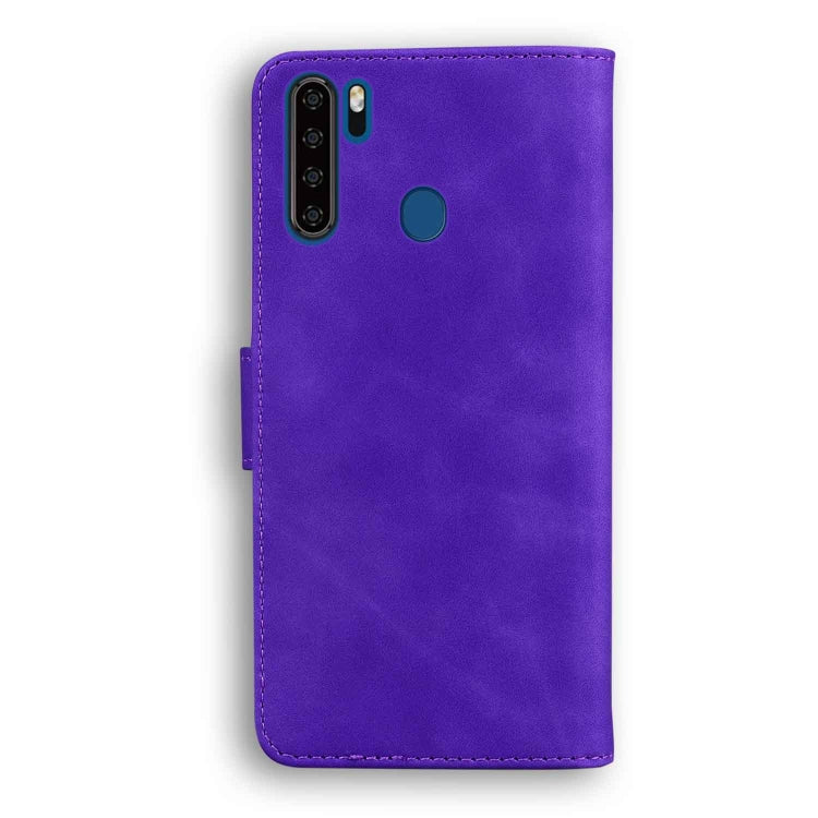 For Blackview A80 Pro Skin Feel Pure Color Flip Leather Phone Case(Purple) - free shipping - PMC TechLife - Order now!