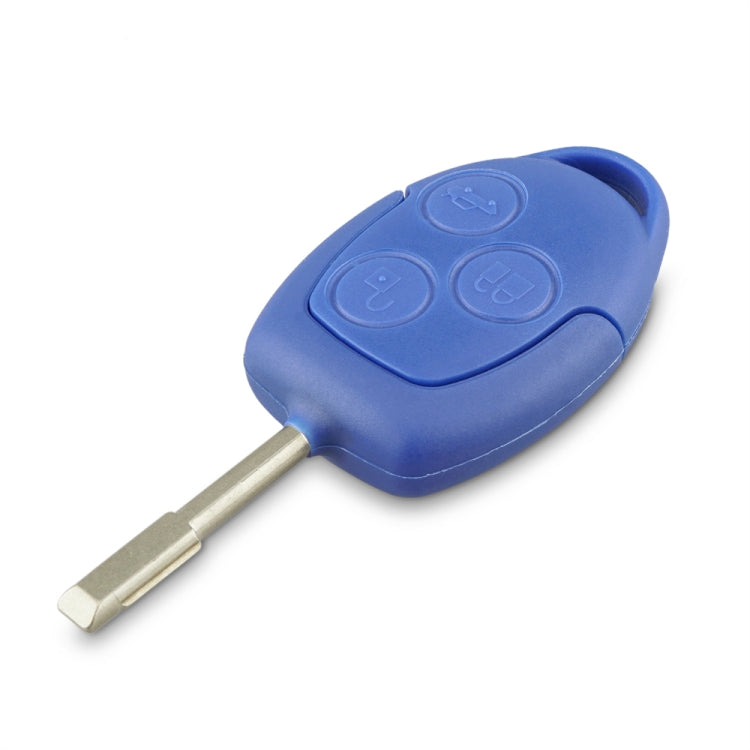 A153 Straight Car Key Shell Round Embryo Metal Embryo Length 35mm for Ford Transit 3-button - Car Key Cases by PMC TechLife | Online Shopping South Africa | PMC TechLife | Buy Now Pay Later Mobicred