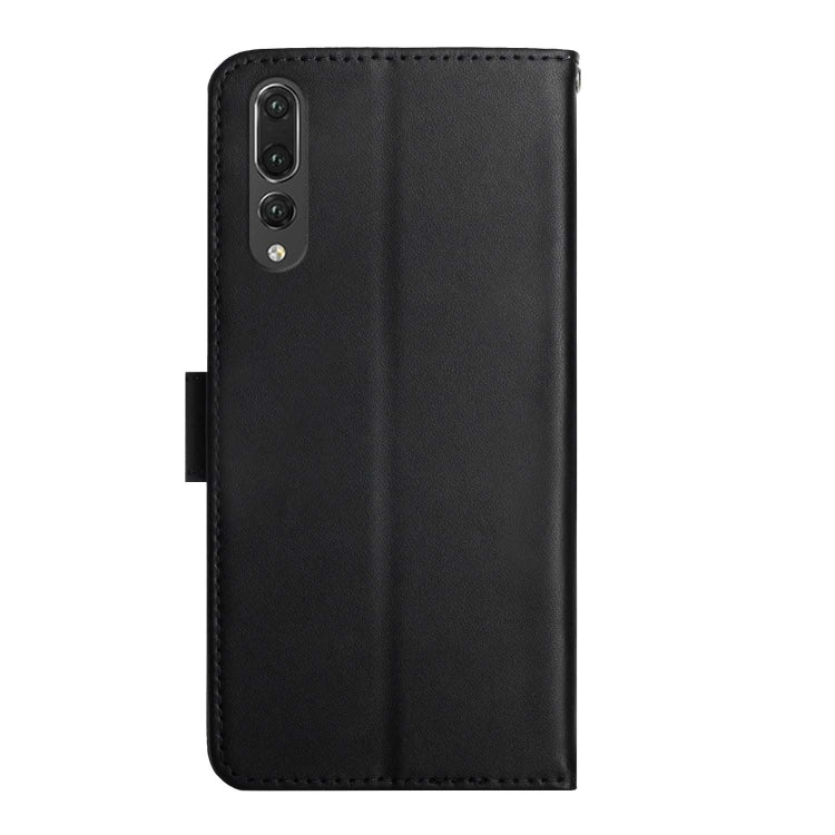 For Huawei P20 Pro Genuine Leather Fingerprint-proof Horizontal Flip Phone Case(Black) - Huawei Cases by PMC TechLife | Online Shopping South Africa | PMC TechLife | Buy Now Pay Later Mobicred