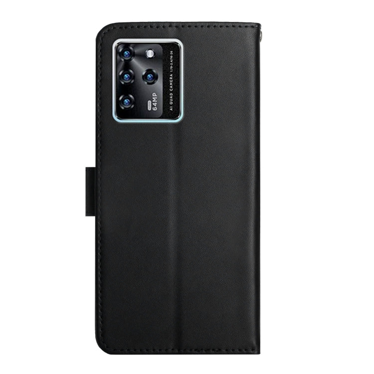 For ZTE Blade V30 Genuine Leather Fingerprint-proof Horizontal Flip Phone Case(Black) - ZTE Cases by PMC TechLife | Online Shopping South Africa | PMC TechLife | Buy Now Pay Later Mobicred